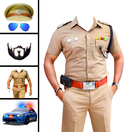 Men police suit photo editor app apk download