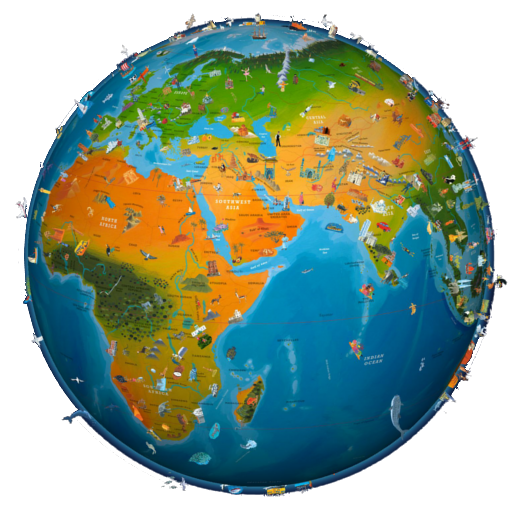 world map atlas 2023